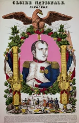 Porträt von Napoleon I. (1769-1821) zur Erinnerung an die Schlacht von Austerlitz, 2. Dezember 1805, graviert von Jean-Baptiste Thiebault